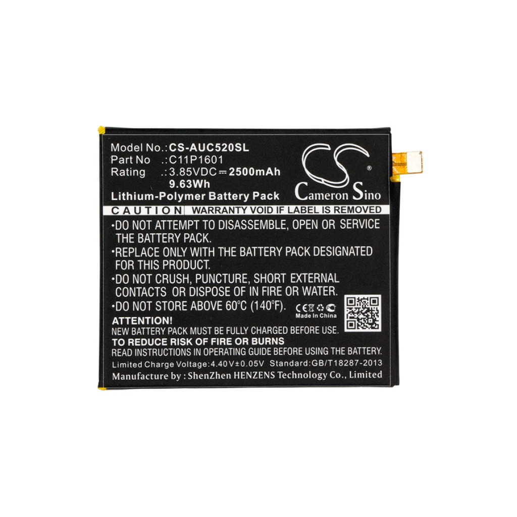 Batterij voor mobiele telefoon Asus CS-AUC520SL