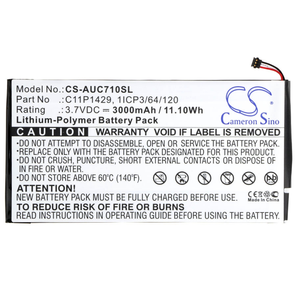 Batterijen Vervangt C11P1429(9)