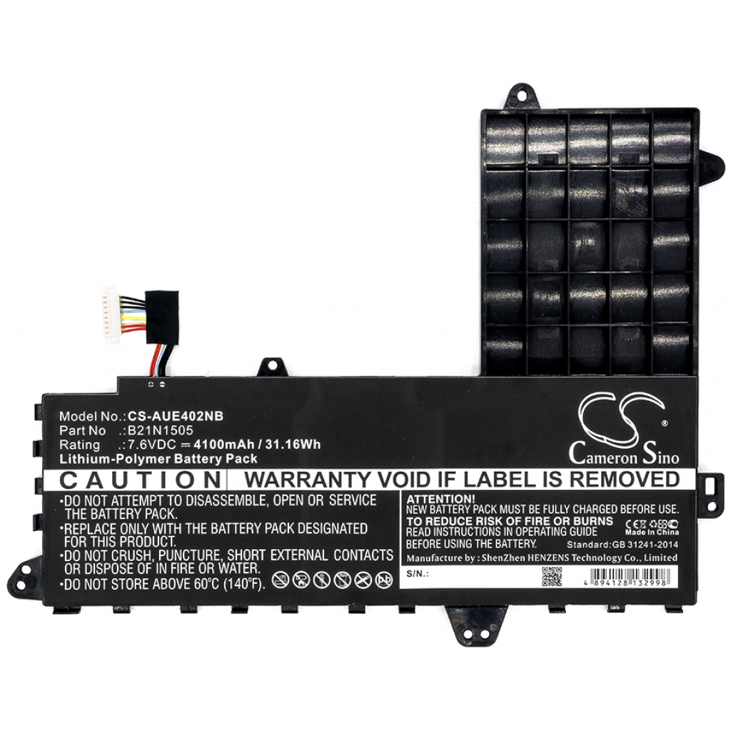 Notebook batterij Asus L402SA-WX273TS (CS-AUE402NB)