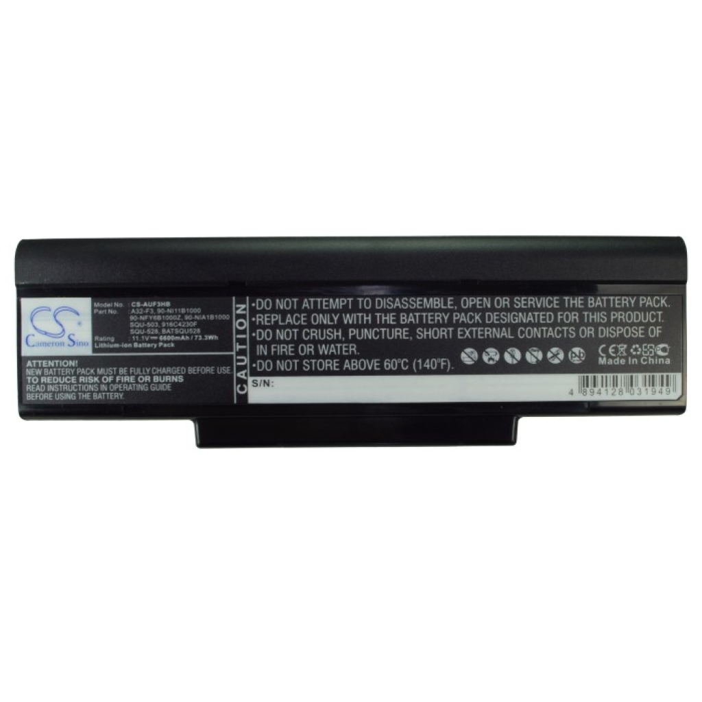 Notebook batterij Uniwill CS-AUF3HB