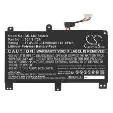 Compatibele batterijvervanging voor Asus 0B200-02910000,0B200-02910100,0B200-02910200,0B200-03270100,0B200-03270200...