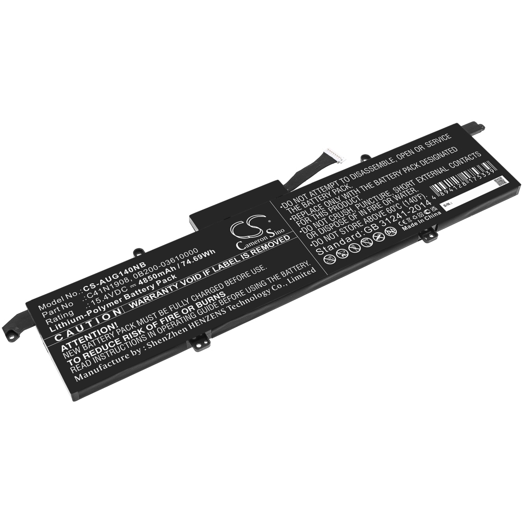 Notebook batterij Asus CS-AUG140NB