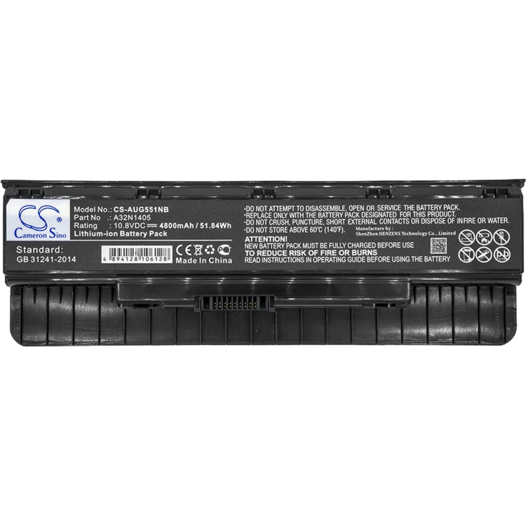 Notebook batterij Asus N551VW-CN125T (CS-AUG551NB)