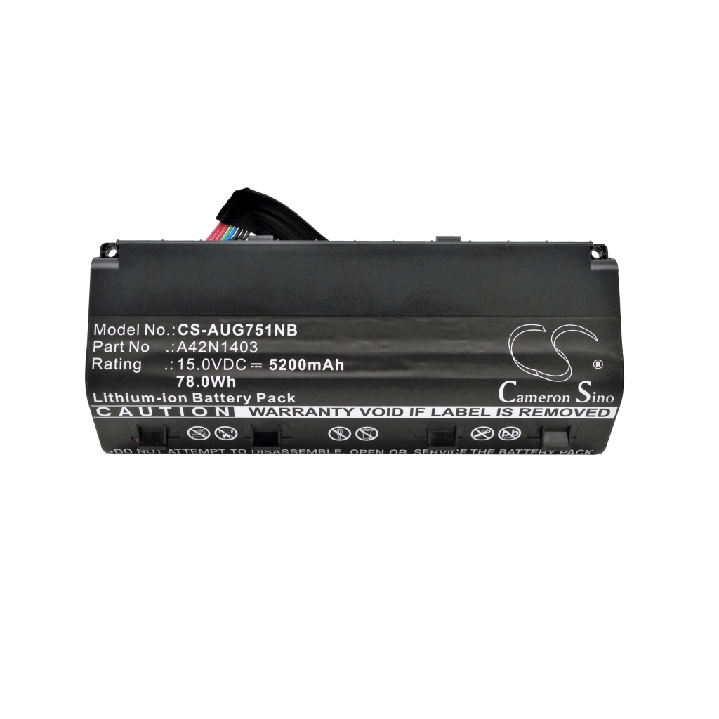 Notebook batterij Asus CS-AUG751NB