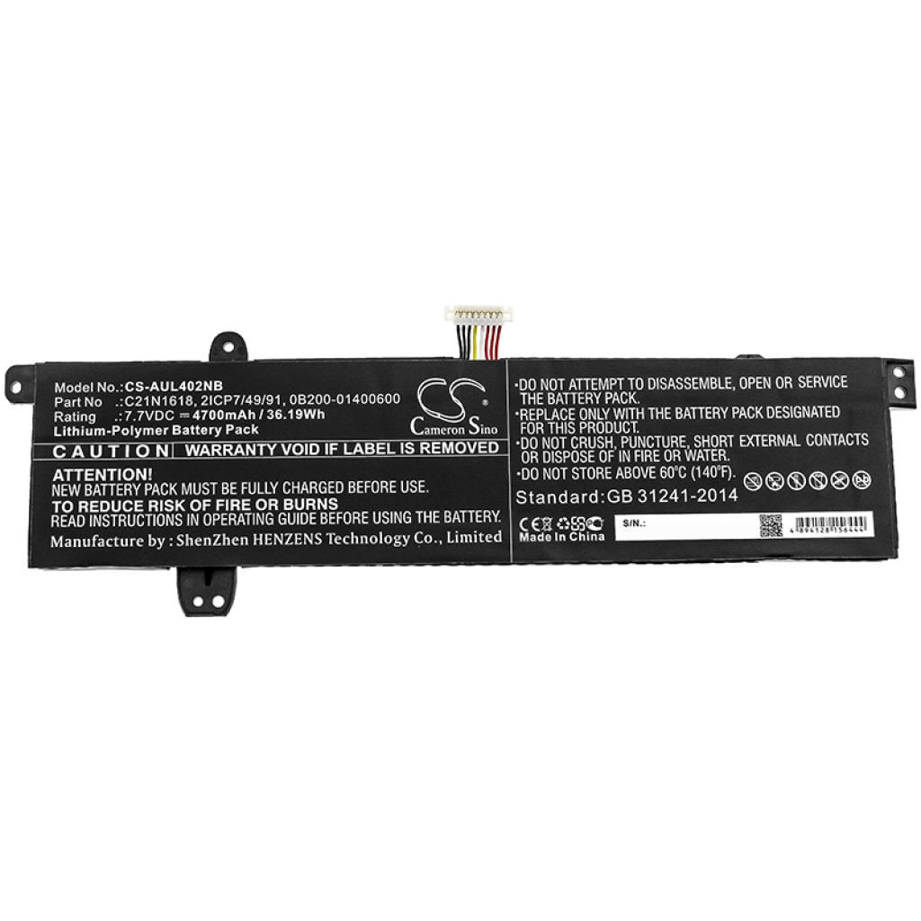 Notebook batterij Asus CS-AUL402NB