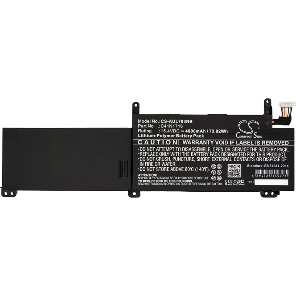 Notebook batterij Asus GL703GM-EE077T (CS-AUL703NB)