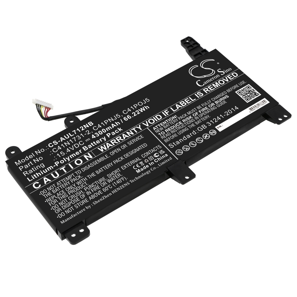 Notebook batterij Asus ROG Strix G17 G712LV-EV049T (CS-AUL712NB)