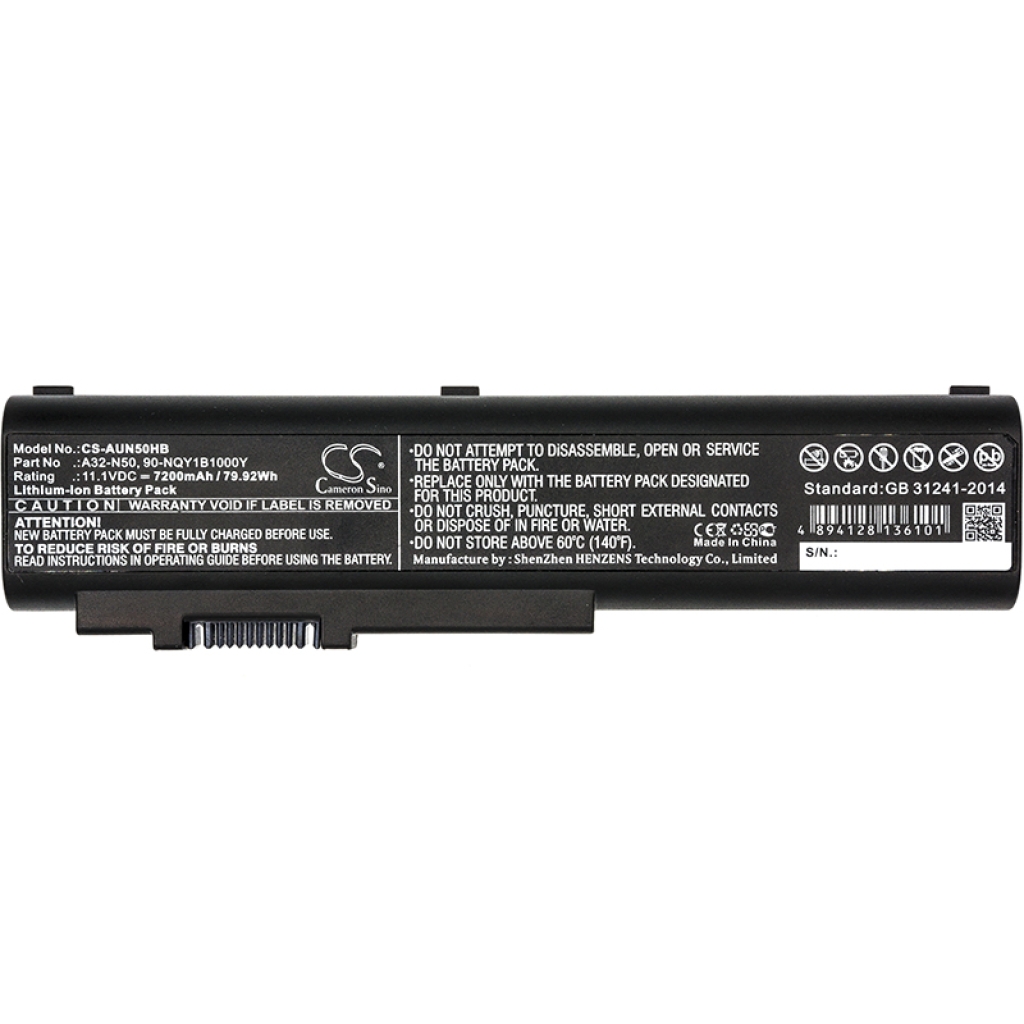 Notebook batterij Asus N51V