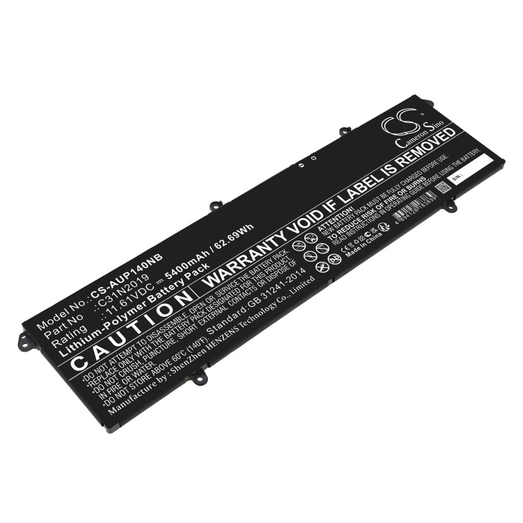 Notebook batterij Asus CS-AUP140NB