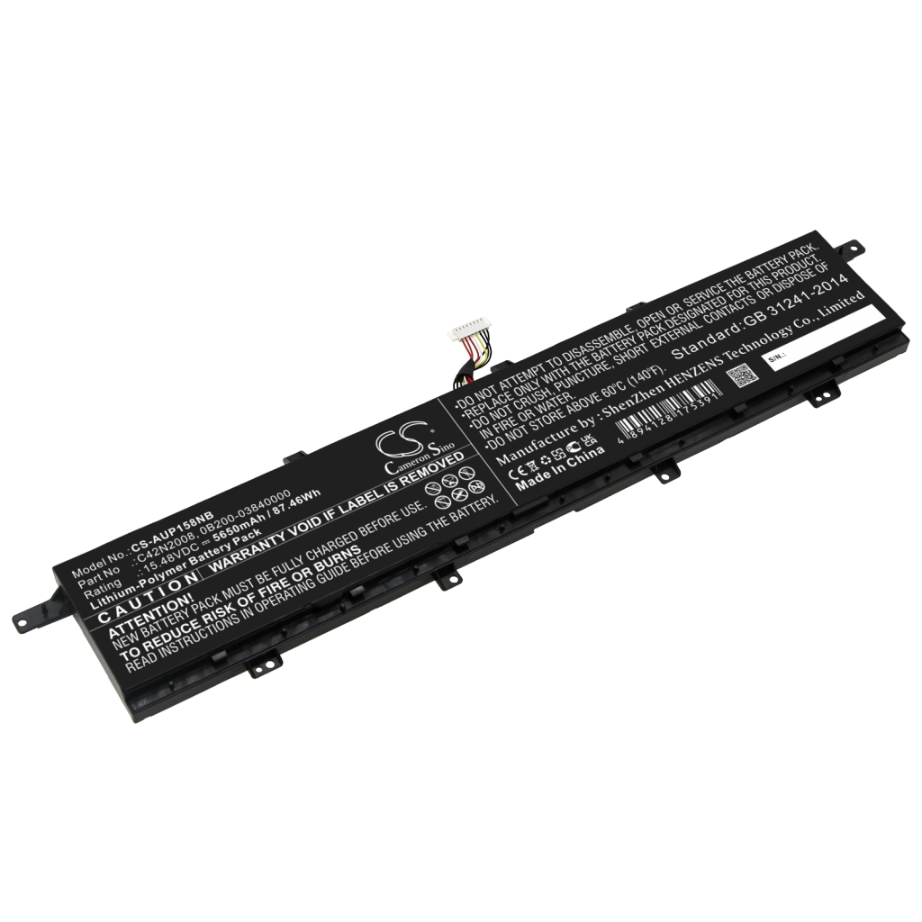 Notebook batterij Asus CS-AUP158NB