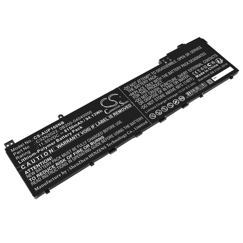 Notebook batterij Asus CS-AUP160NB