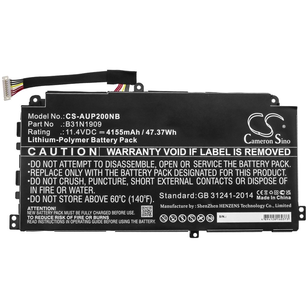 Notebook batterij Asus CS-AUP200NB