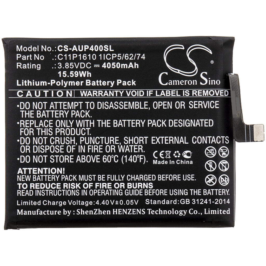 Batterij voor mobiele telefoon Asus CS-AUP400SL