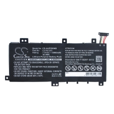 Compatibele batterijvervanging voor Asus  0B200-00860300, 0B200-00860200, C21NI333, 0B200-00860100, C21N1333...