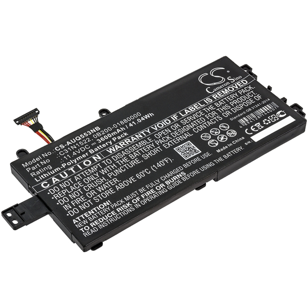 Notebook batterij Asus CS-AUQ553NB