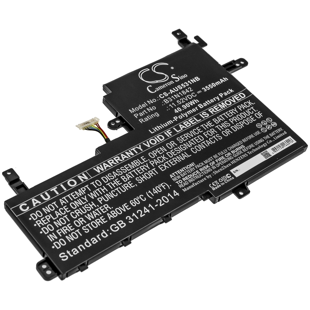 Notebook batterij Asus CS-AUS531NB