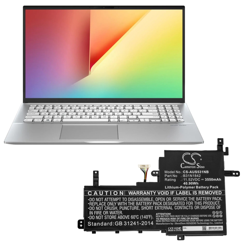 Notebook batterij Asus CS-AUS531NB