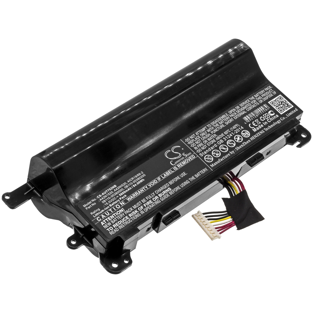 Notebook batterij Asus G752VY-GC174T (CS-AUT752NB)