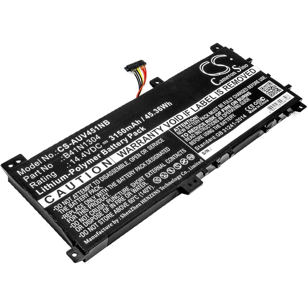 Notebook batterij Asus CS-AUV451NB