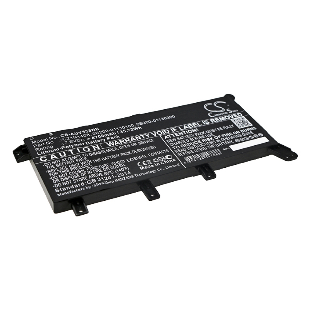 Notebook batterij Asus K555L (CS-AUV555NB)