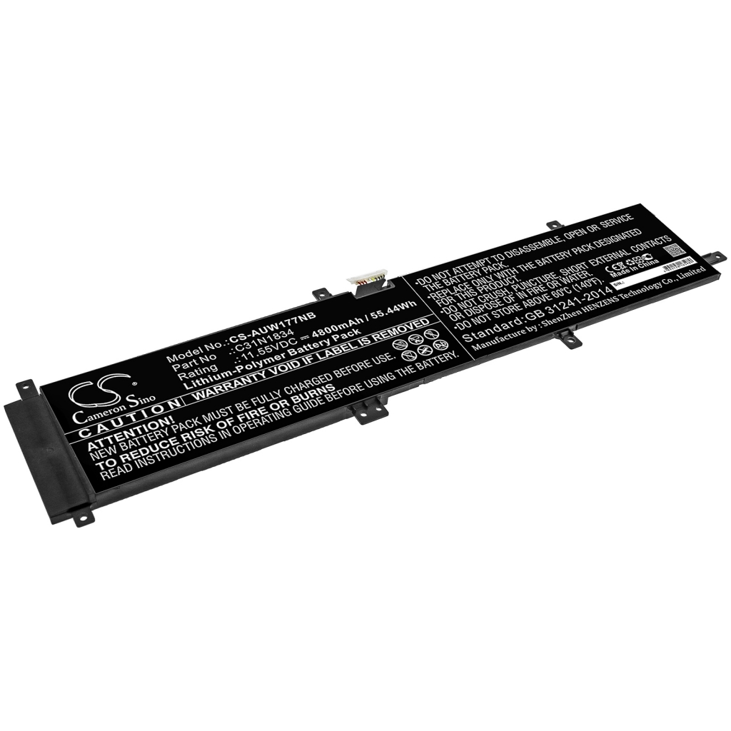 Notebook batterij Asus W700G2T-AV024TS (CS-AUW177NB)