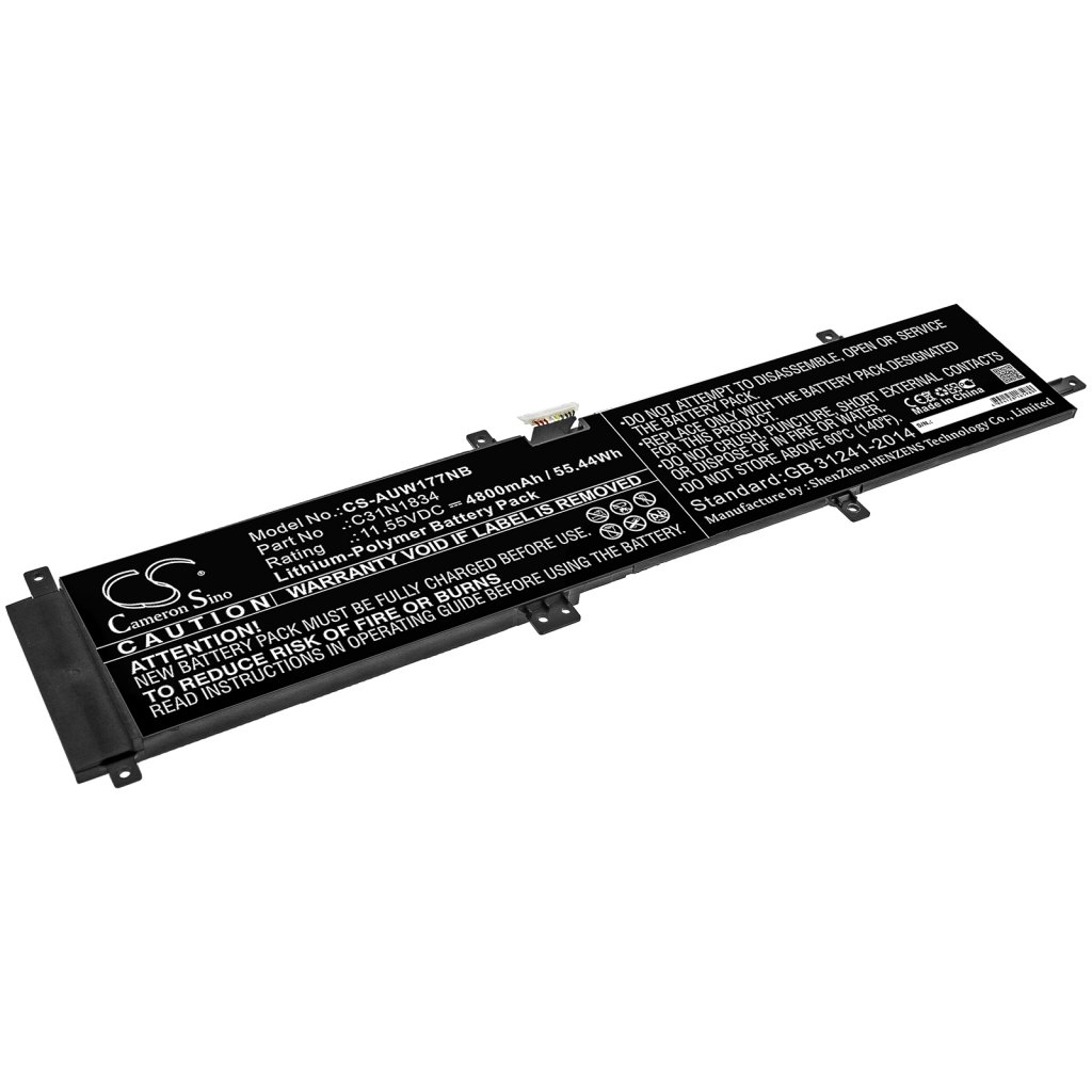 Notebook batterij Asus CS-AUW177NB