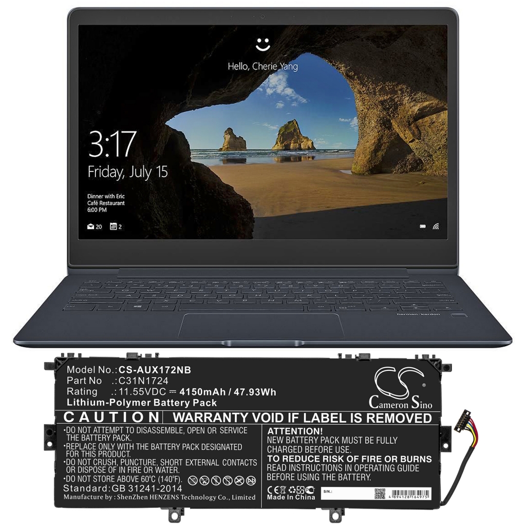 Notebook batterij Asus ZenBook 13 UX331UN-EG002T