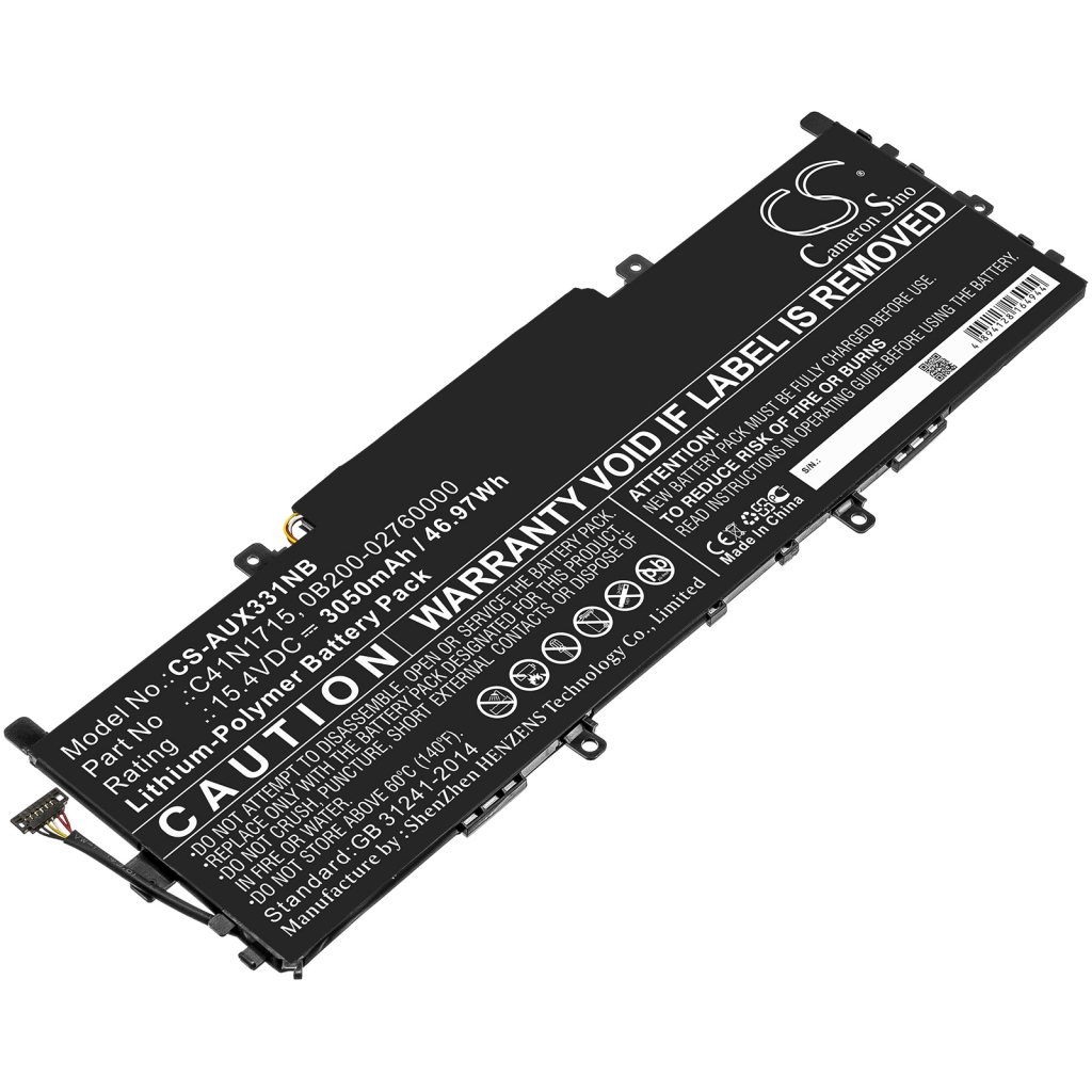 Notebook batterij Asus U3100UN (CS-AUX331NB)