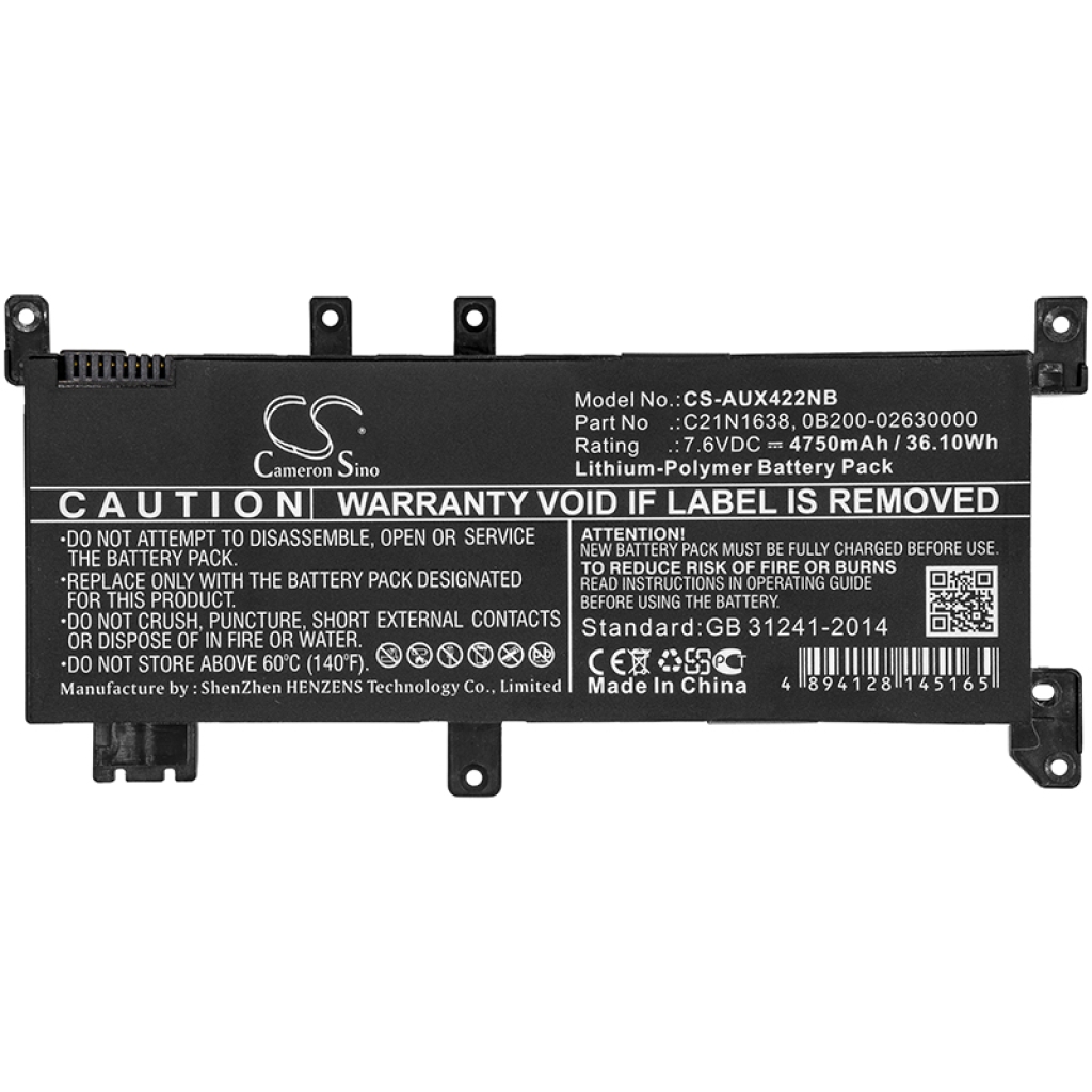 Notebook batterij Asus CS-AUX422NB