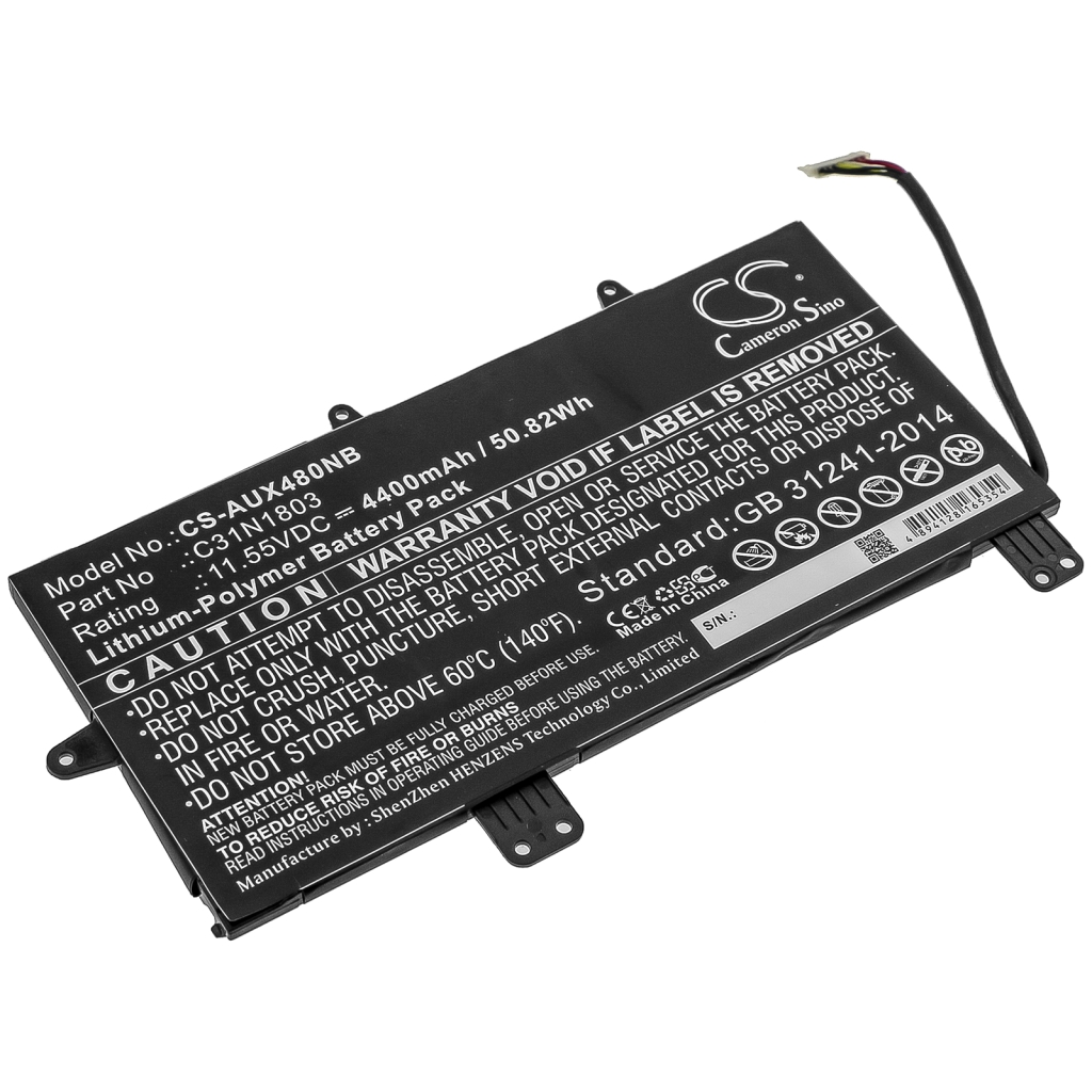 Notebook batterij Asus CS-AUX480NB