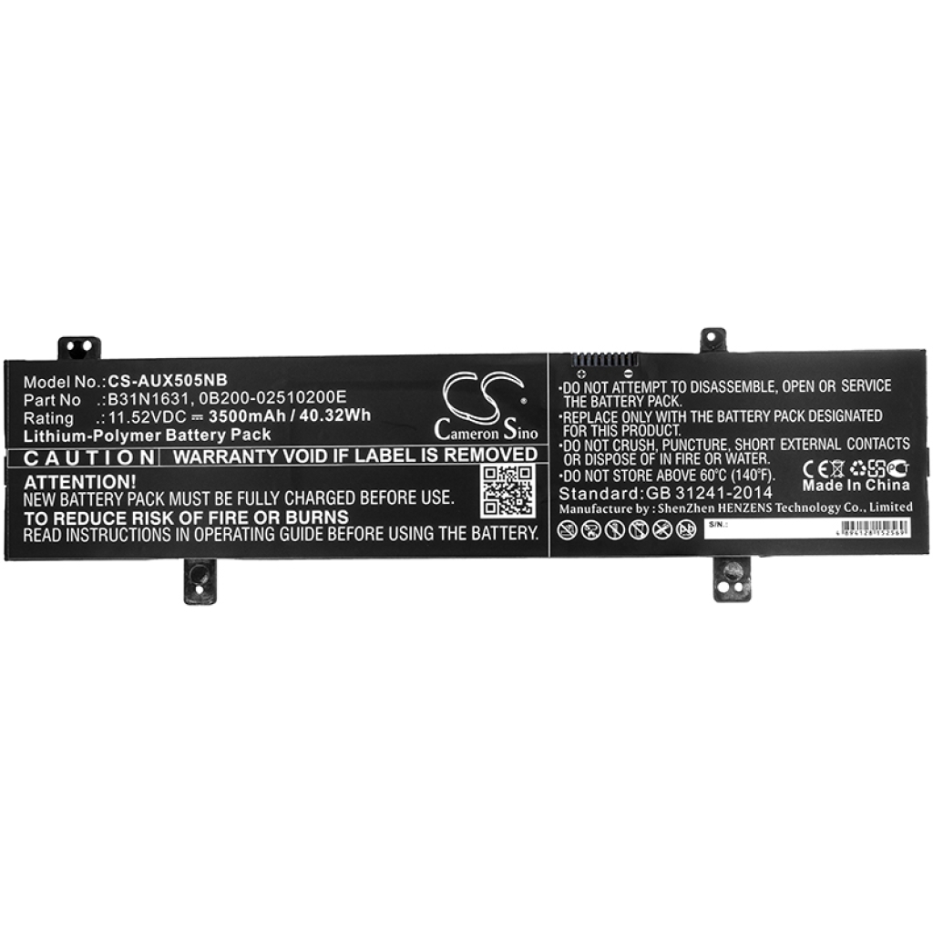 Notebook batterij Asus CS-AUX505NB