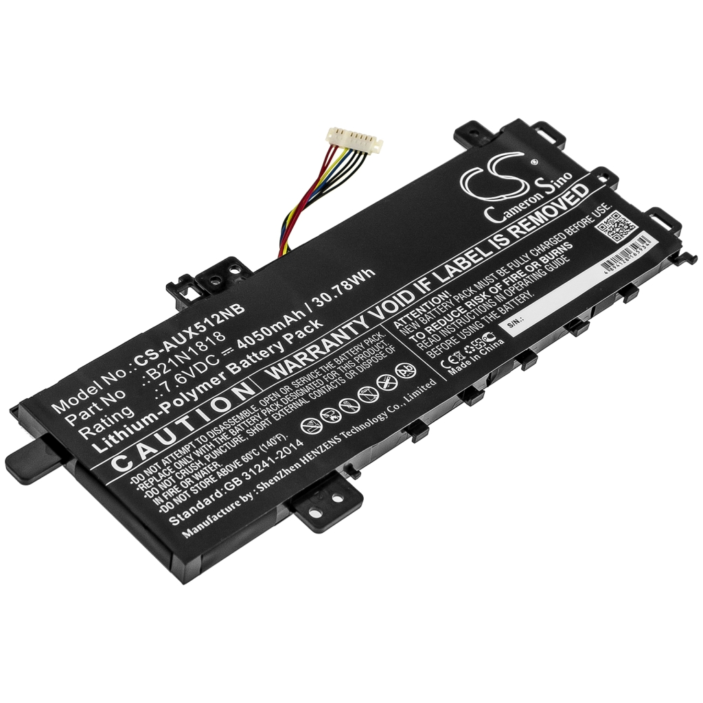 Notebook batterij Asus VivoBook 17 F712FA-BX417T 90NB0L61-M05240 (CS-AUX512NB)