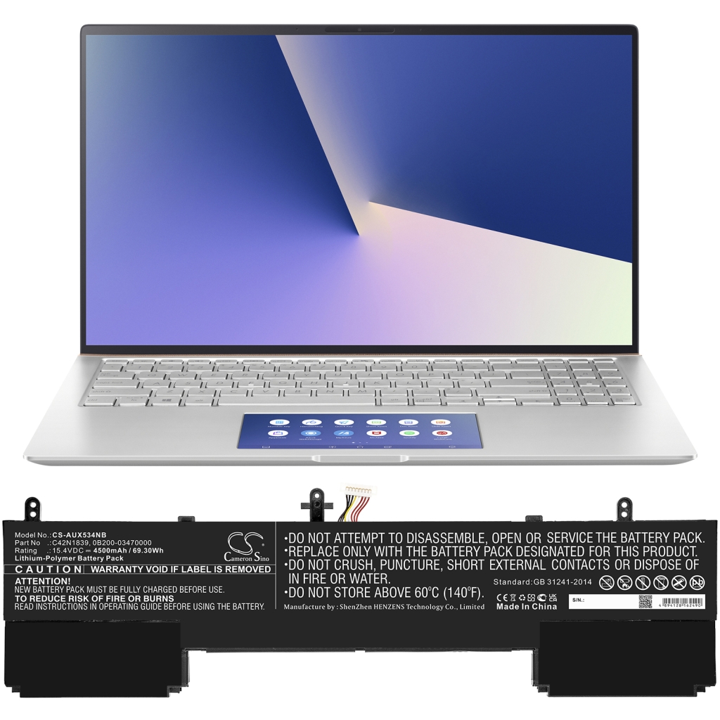 Notebook batterij Asus ZenBook Flip 15 UX563 (CS-AUX534NB)