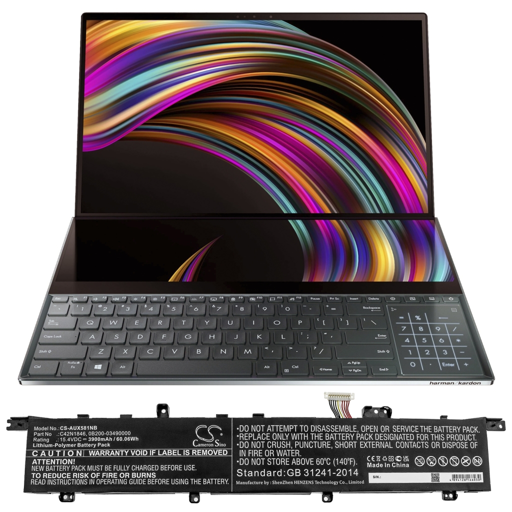 Notebook batterij Asus ZenBook Pro Duo UX581LV-H2002R (CS-AUX581NB)