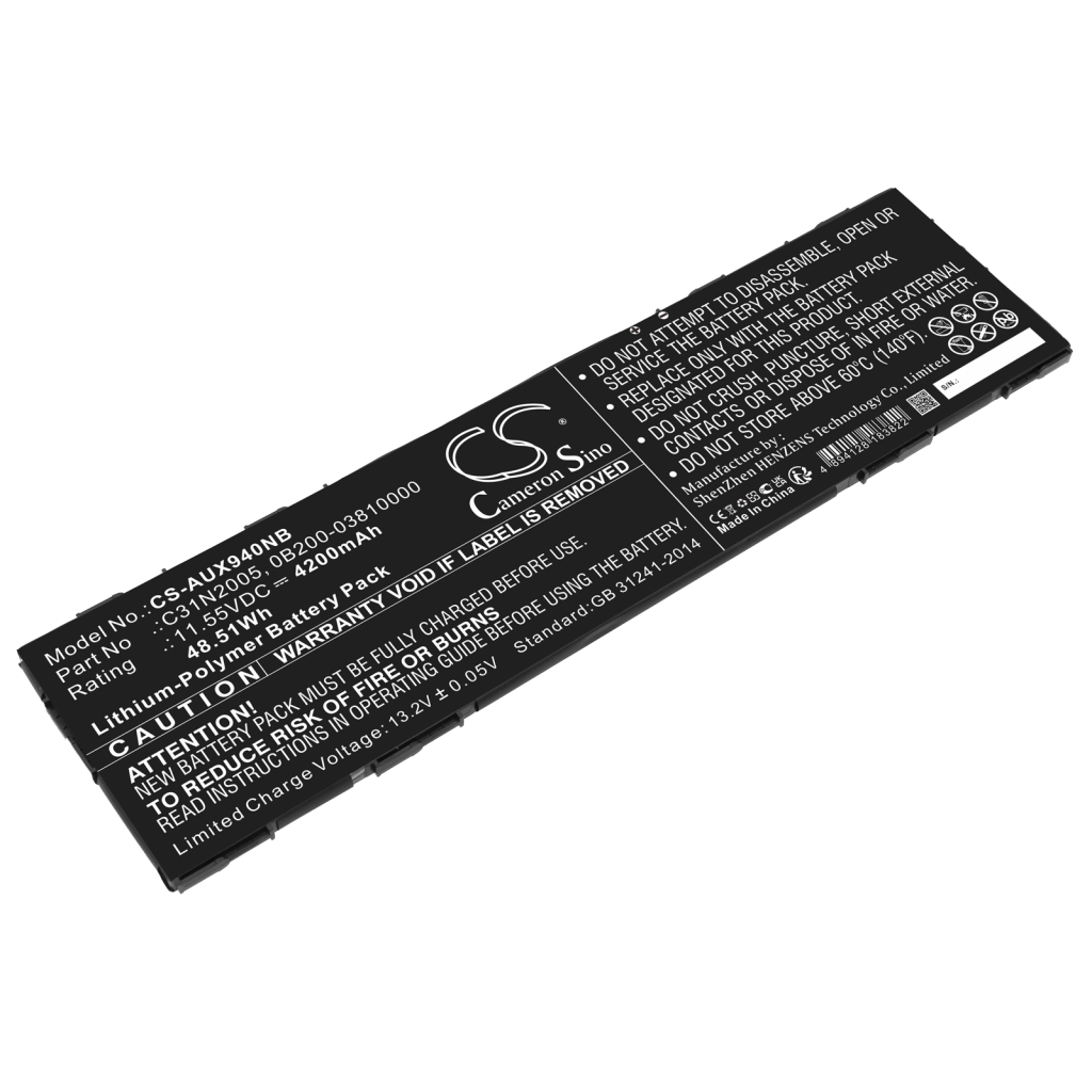 Notebook batterij Asus CS-AUX940NB