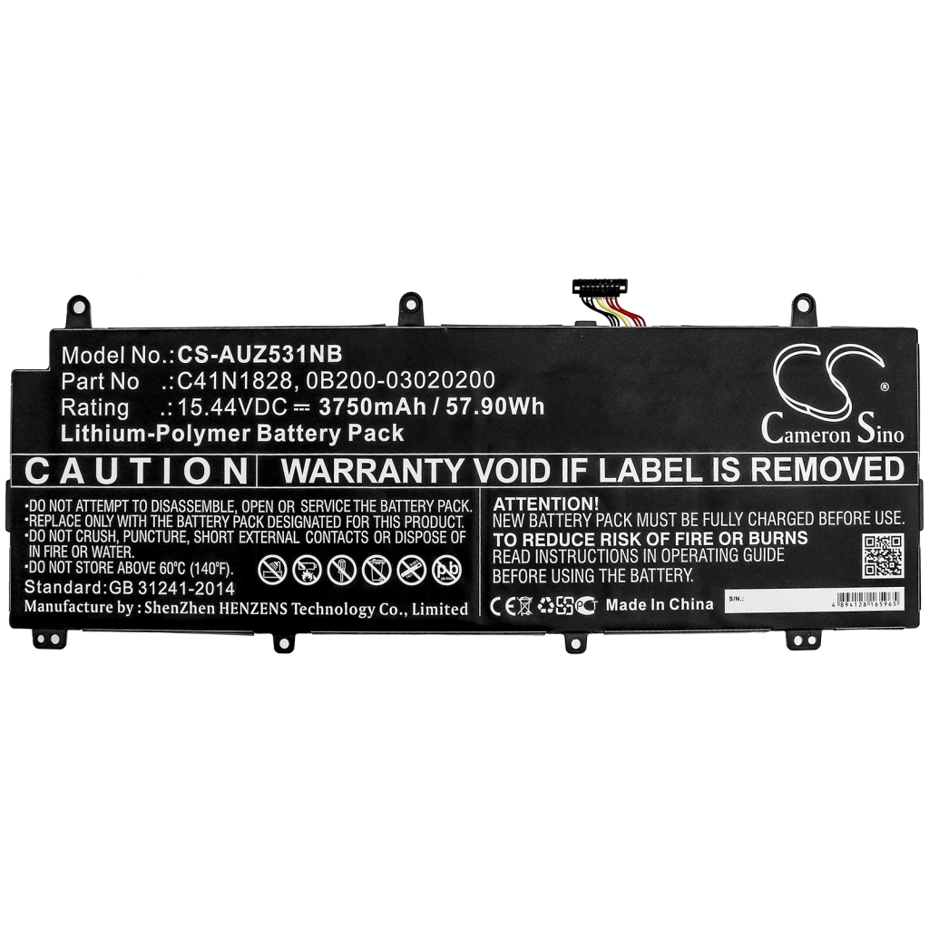 Notebook batterij Asus CS-AUZ531NB