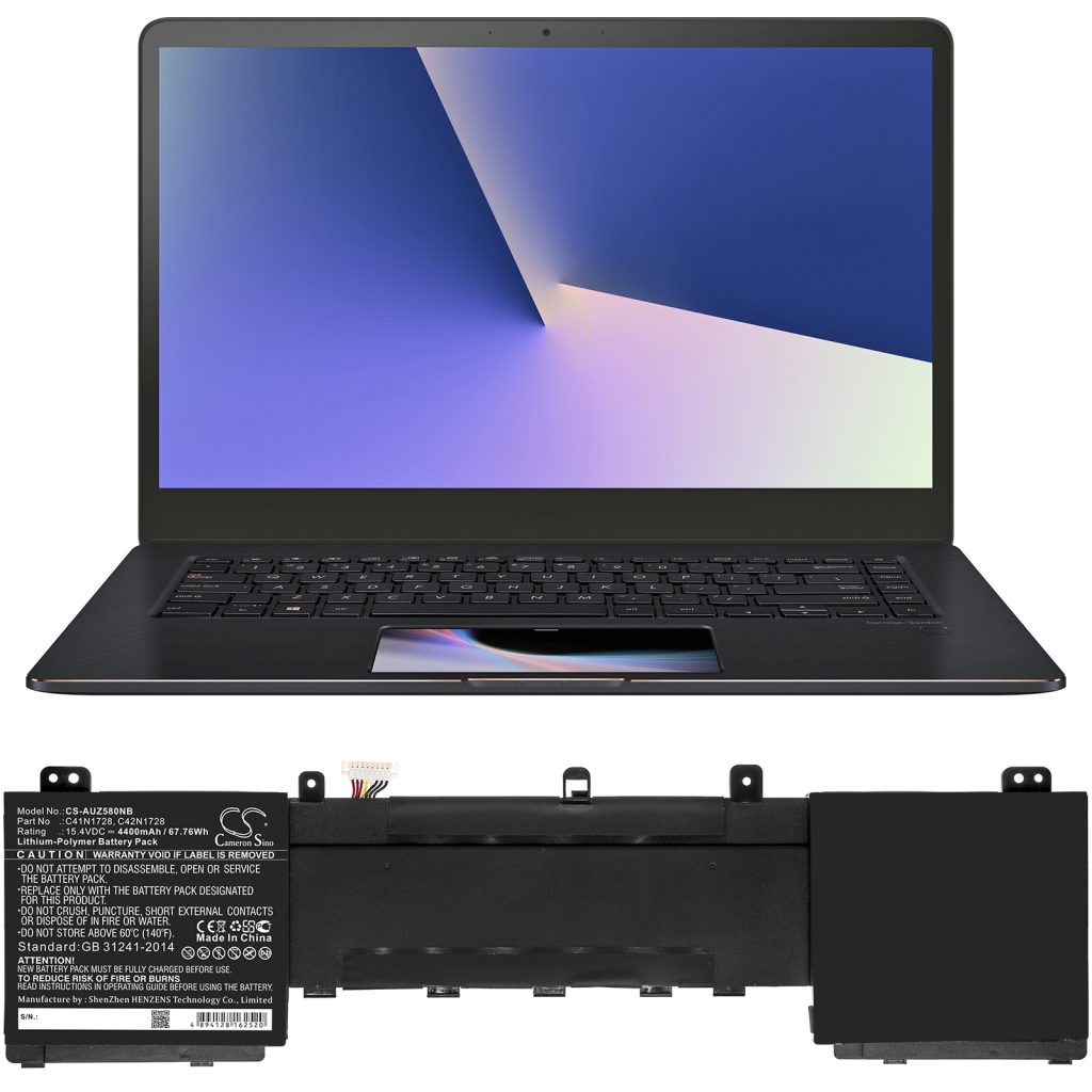 Notebook batterij Asus CS-AUZ580NB