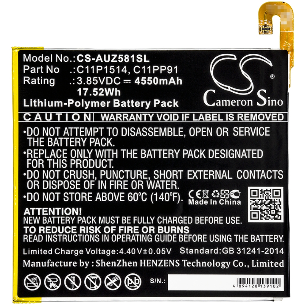 Batterijen Tablet batterijen CS-AUZ581SL