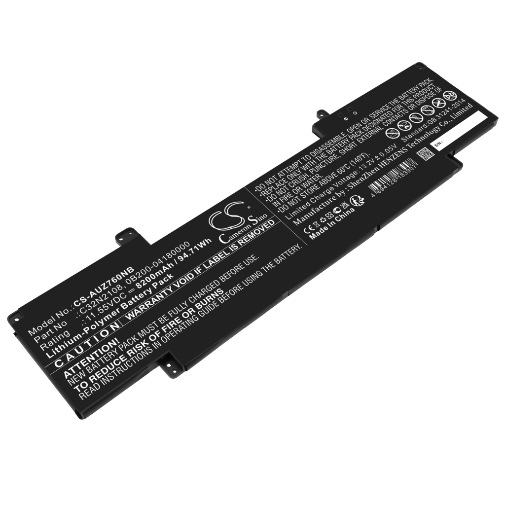 Notebook batterij Asus CS-AUZ760NB