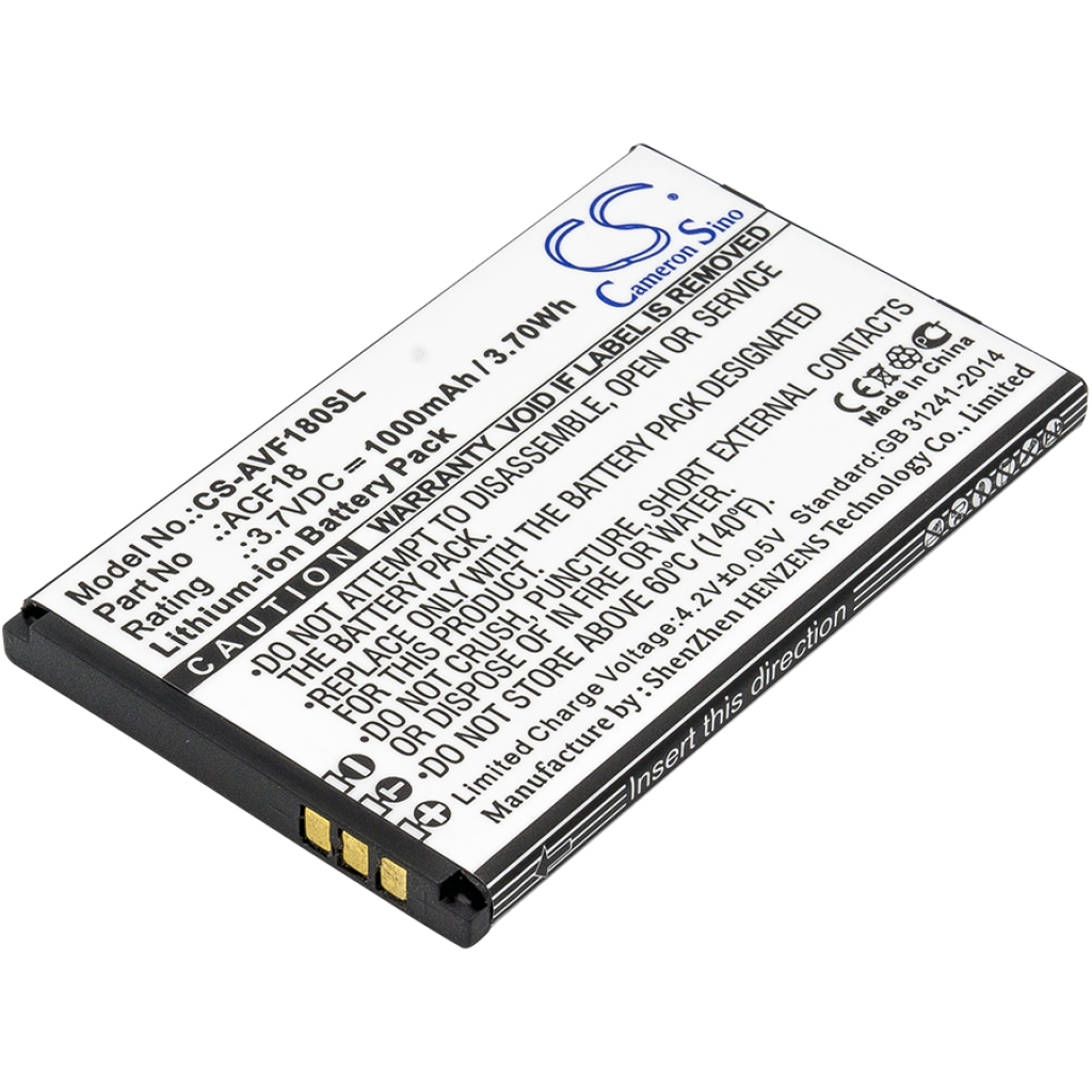 Batterij voor mobiele telefoon Archos CS-AVF180SL