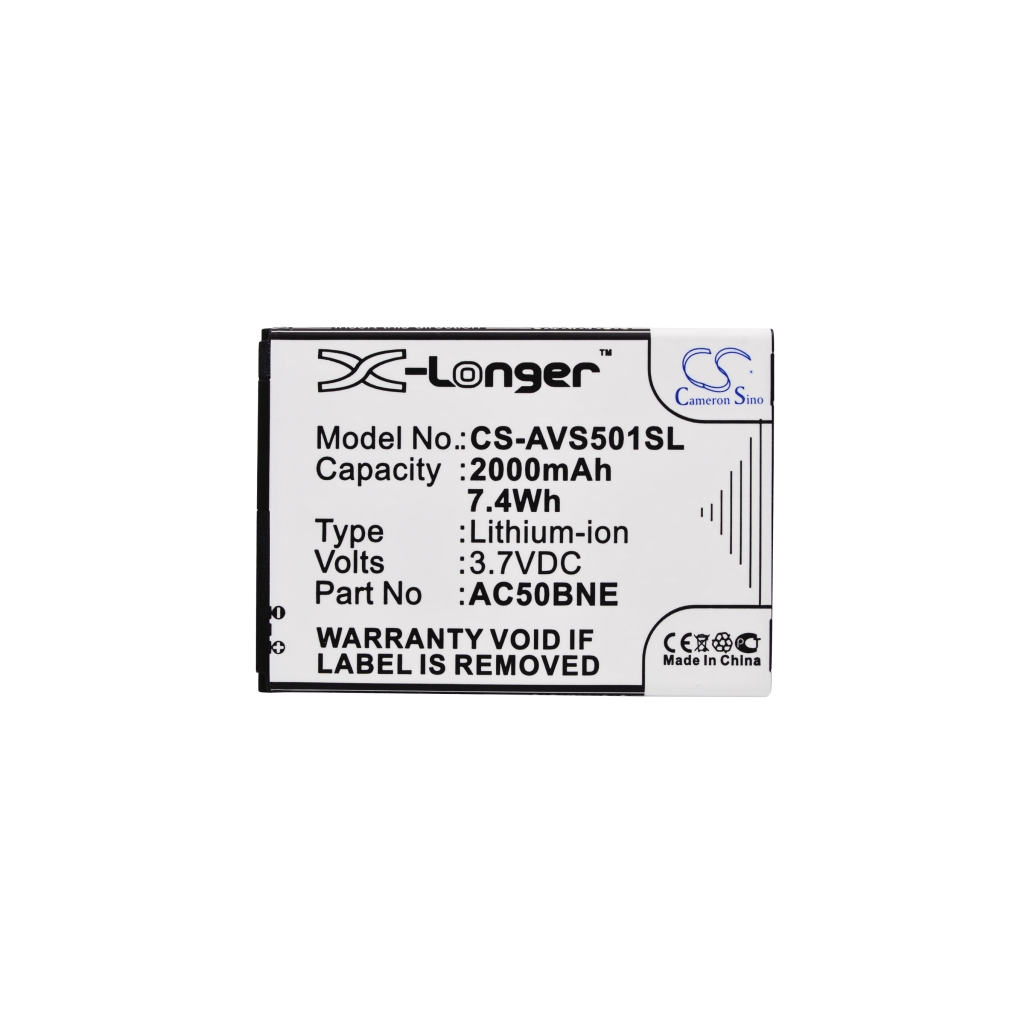 Batterij voor mobiele telefoon Archos CS-AVS501SL