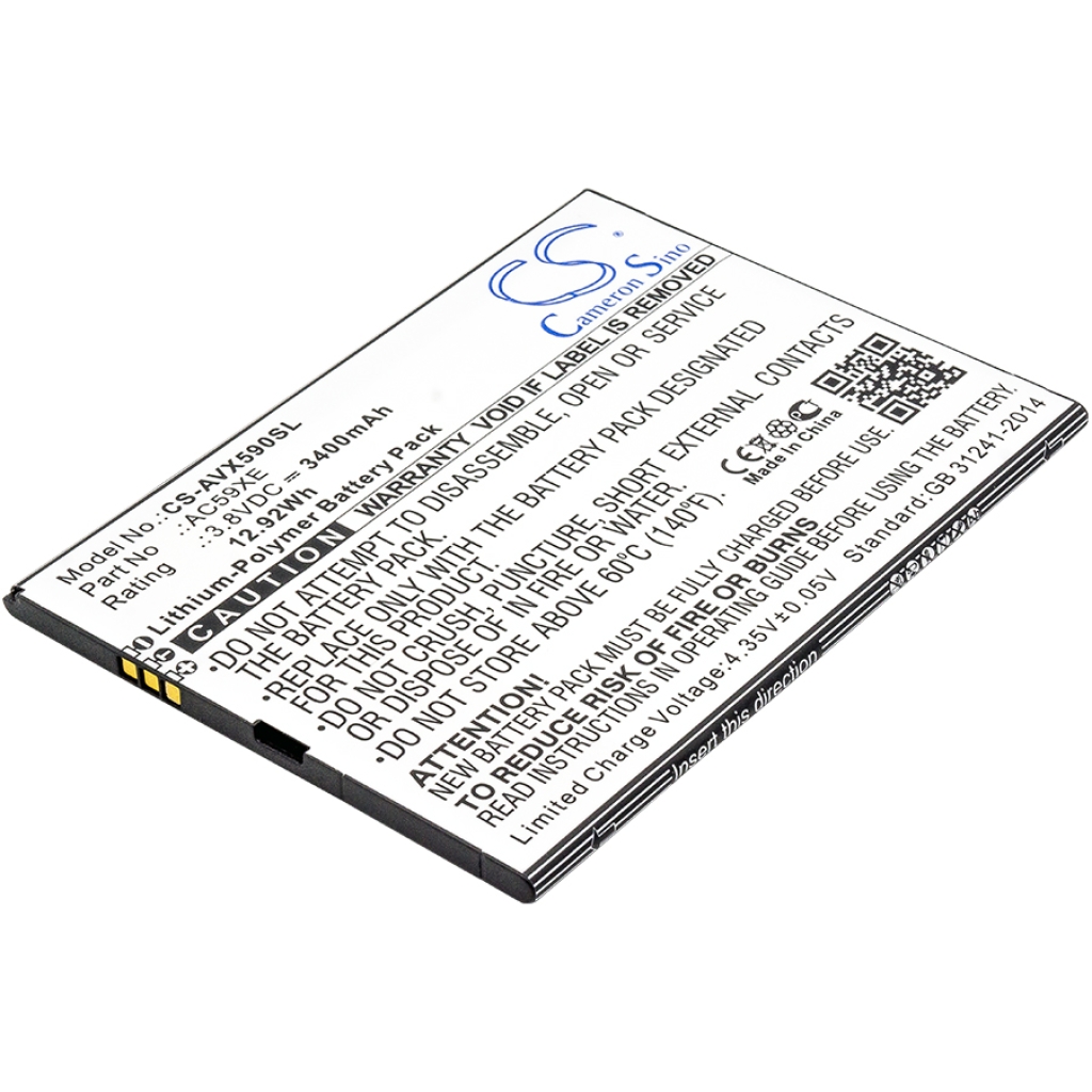 Batterij voor mobiele telefoon Archos CS-AVX590SL