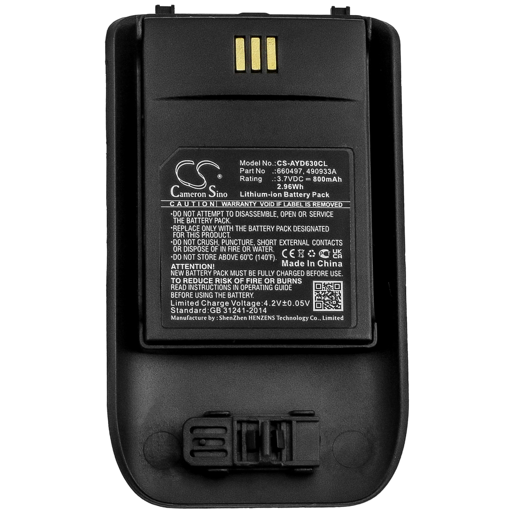 Draadloze telefoon batterij Mitel Innovaphone CS-AYD630CL