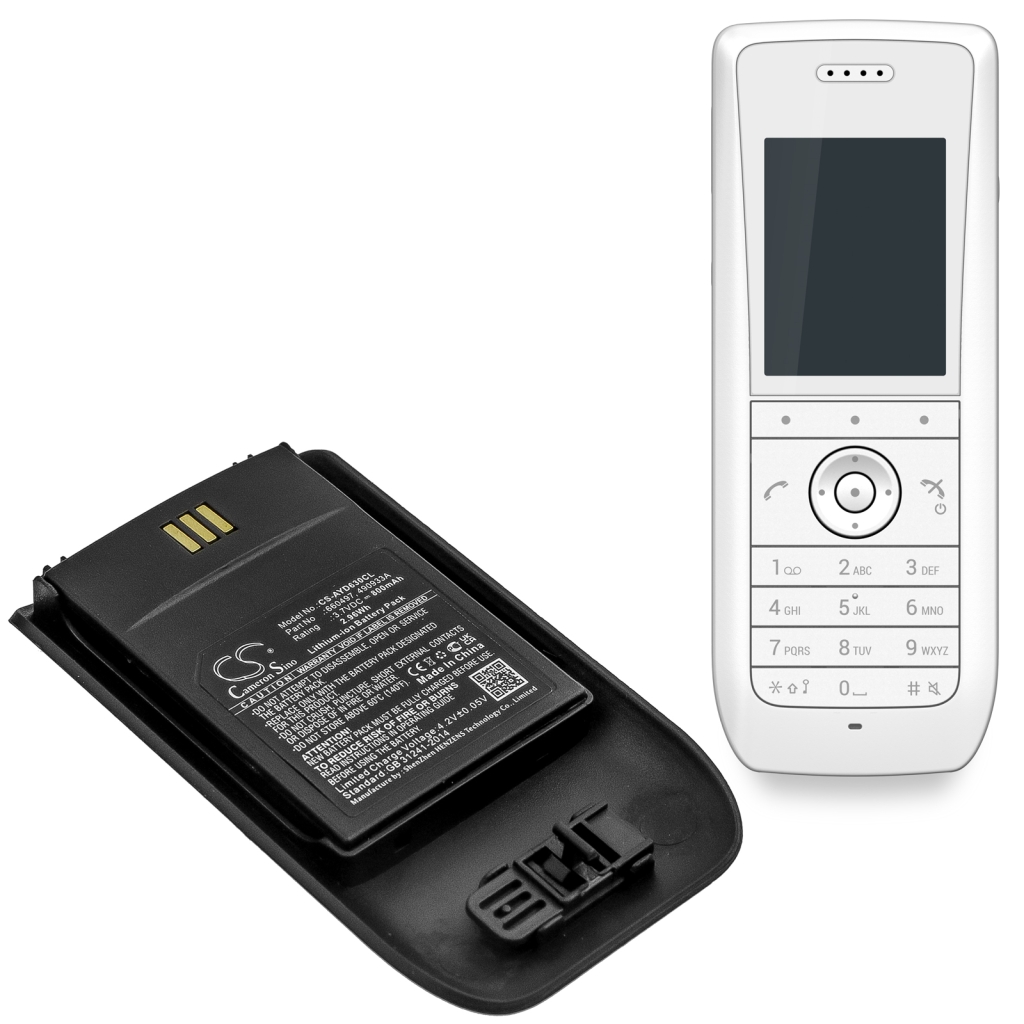 Draadloze telefoon batterij Mitel Innovaphone CS-AYD630CL