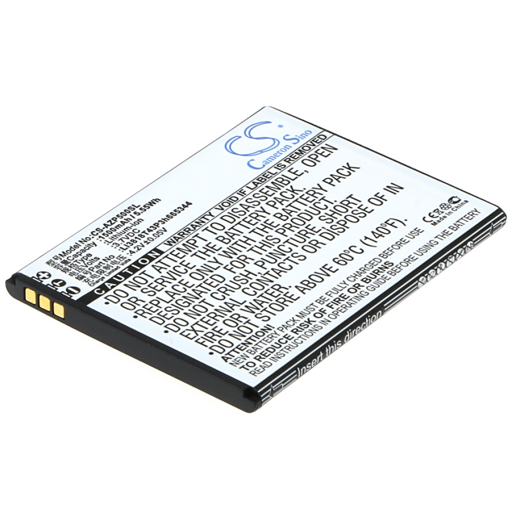 Batterij voor mobiele telefoon ZTE T320 (CS-AZP500SL)