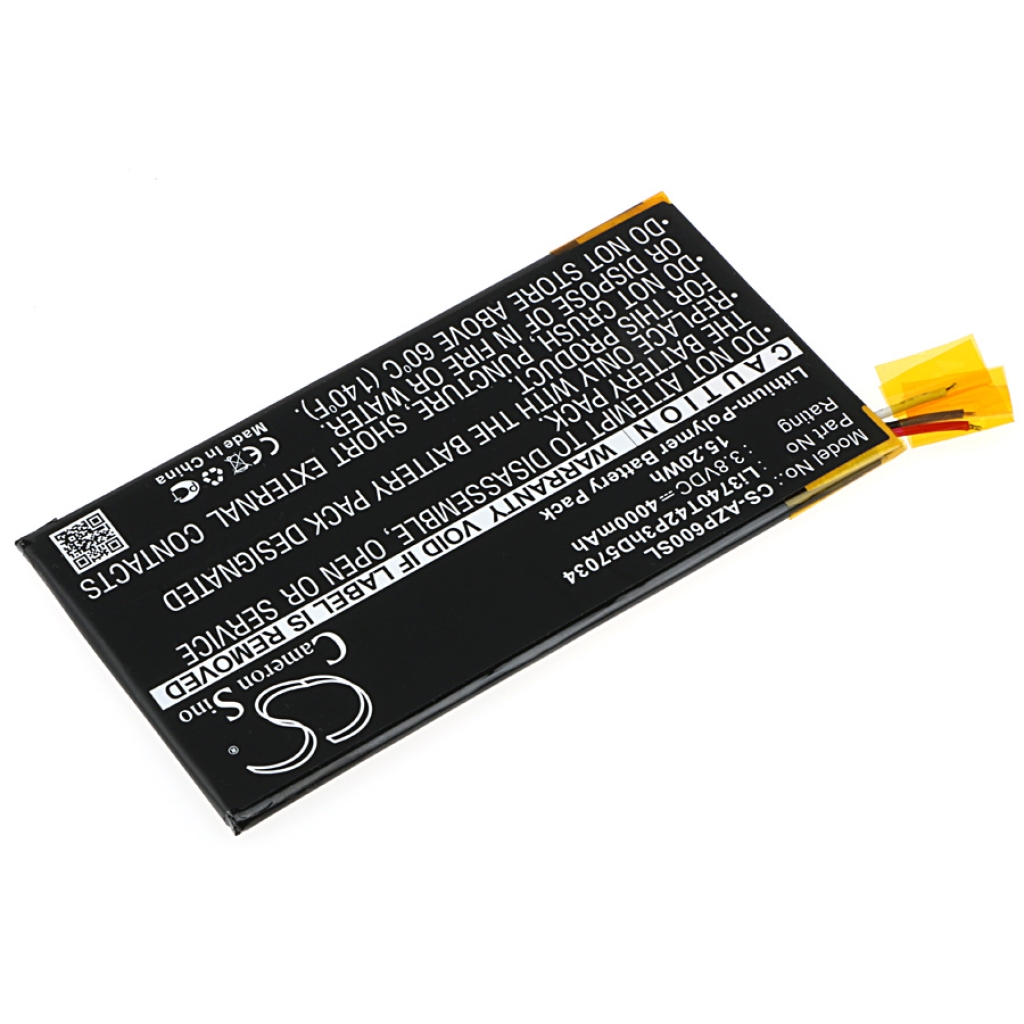 Batterijen Vervangt Li3740T42P3hD57034