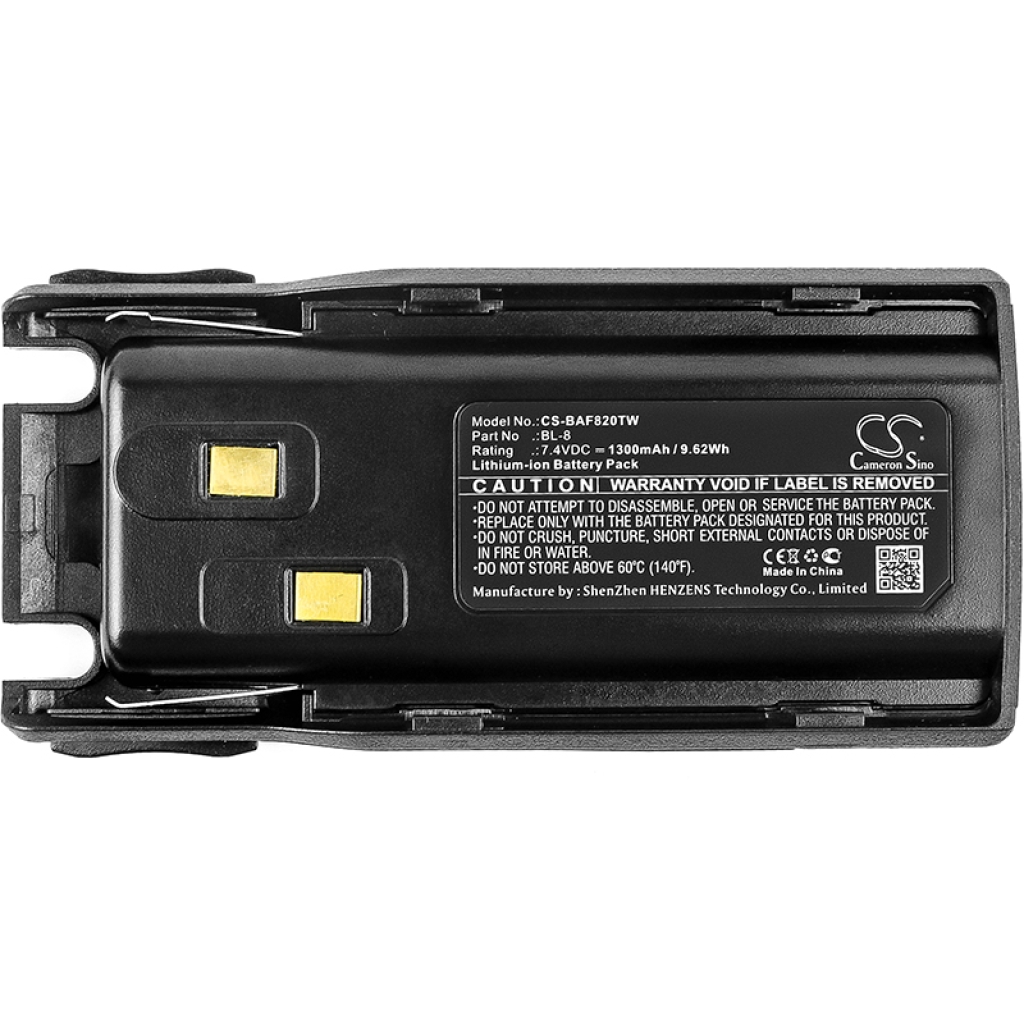 Batterijen Batterij voor tweerichtingsradio CS-BAF820TW