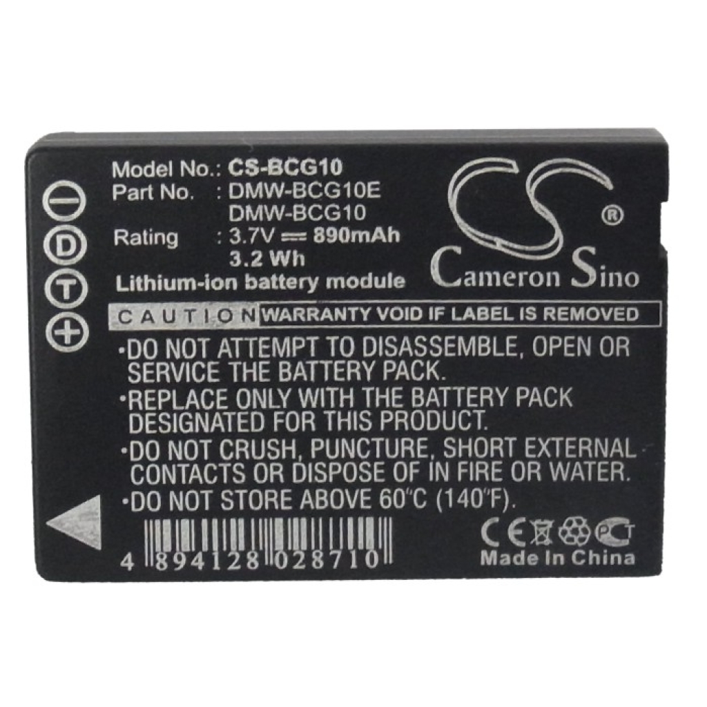 Batterij voor camera Panasonic CS-BCG10