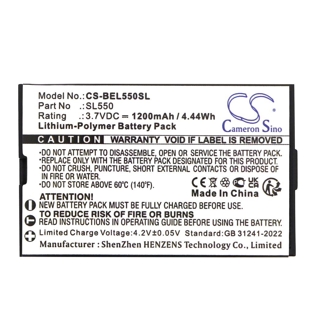 Batterijen Batterij voor mobiele telefoon CS-BEL550SL