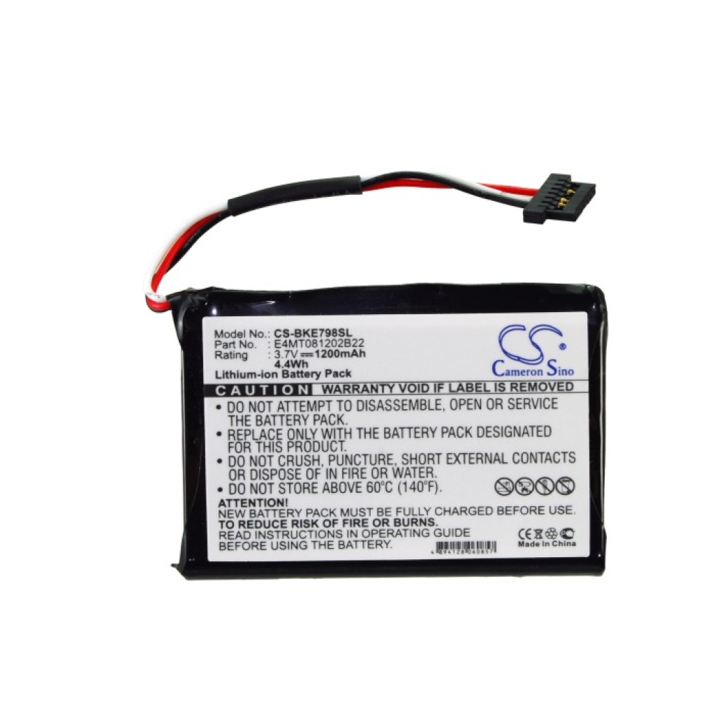 GPS, Navigator Batterij Becker CS-BKE798SL